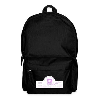 auf den Punkt kommen - Rucksack - Schwarz - Vorne