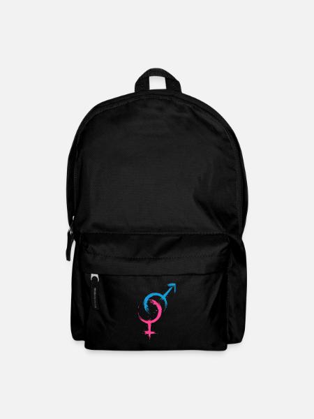 Hetero Symbol Heterosexualität - Rucksack - Schwarz