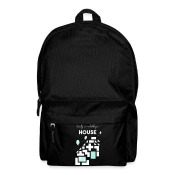 building a house - Rucksack - Schwarz - Vorne
