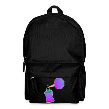 Spraydose Graffiti - Rucksack - Schwarz - Vorne
