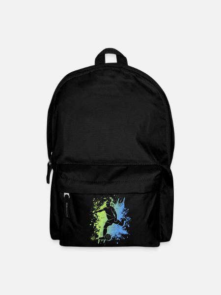 Fußball Fußballspieler Jungen Fußballer - Rucksack - Schwarz
