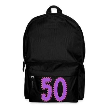 50. 50 YEARS. 50th ANNIVERSARY. 50TH ANNIVERSARY. - Backpack - black - Front