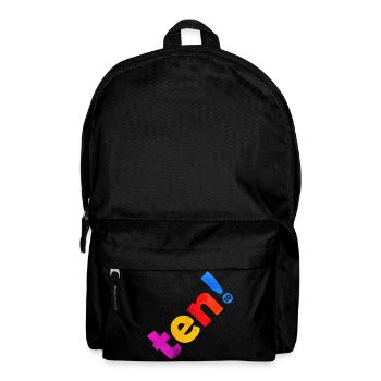 ZEHN 10 JAHRE 10. GEBURTSTAG - Rucksack - Schwarz - Vorne
