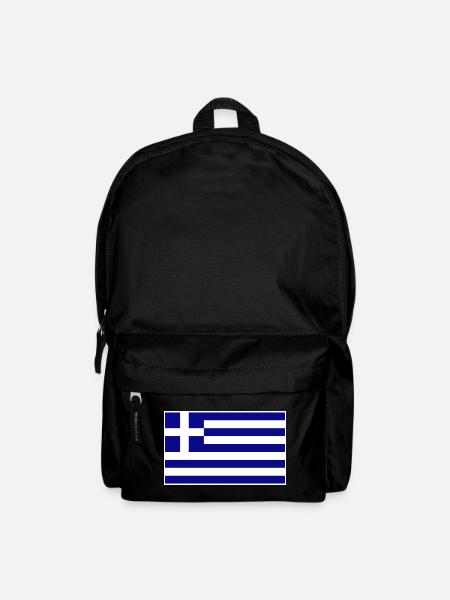 Griechenland Flagge - Rucksack - Schwarz