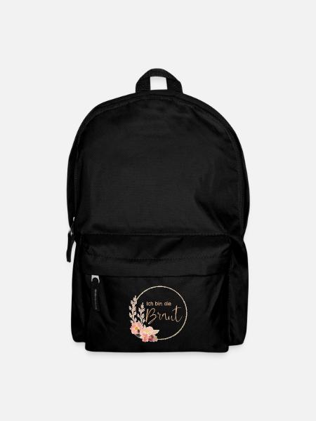 Ich bin die Braut - Rucksack - Schwarz