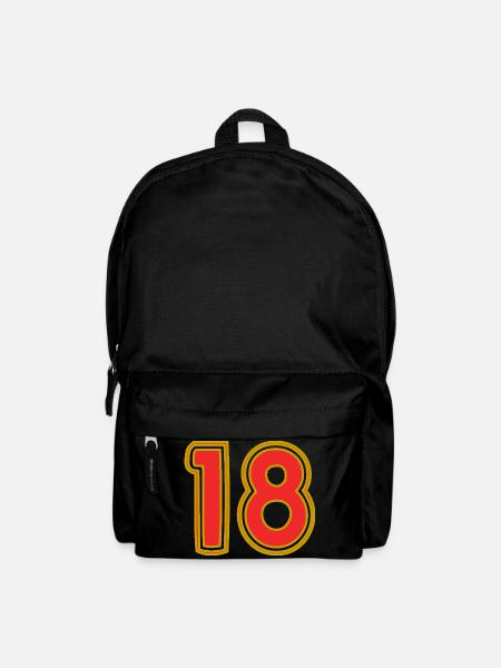 18. 18 ANS. 18e ANNIVERSAIRE. ANNIVERSAIRE 18 ANS. - Sac à dos - noir