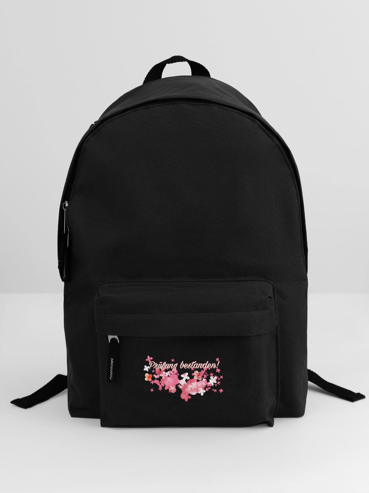 Prüfung bestanden! - Rucksack - Schwarz - Vorne