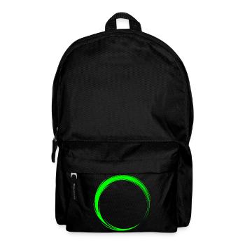 Kreis Symbol Form - Rucksack - Schwarz - Vorne