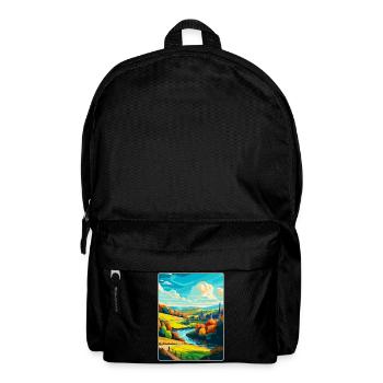 Ardennen Frankreich Vintage Reiseplakat Souvenir WPA - Rucksack - Schwarz - Vorne