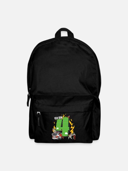 4 Geburtstag Kindergeburtstag Bin 4 Jahre - Rucksack - Schwarz