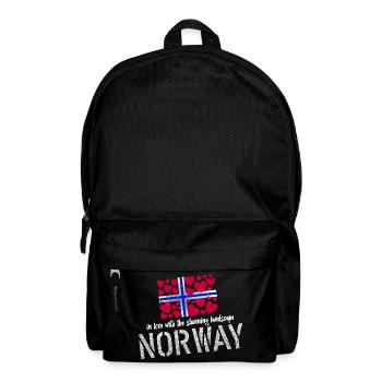 Norway norge - Rucksack - Schwarz - Vorne