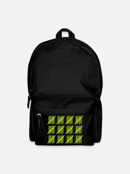 Strichliste 60 Jahre alt - Rucksack - Schwarz