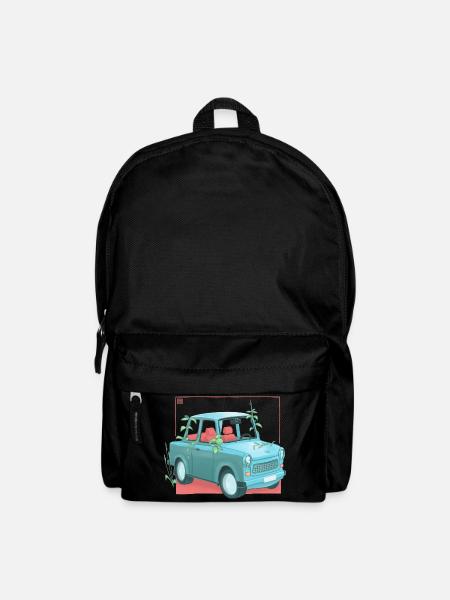 Trabi avec des plantes - Sac à dos - noir