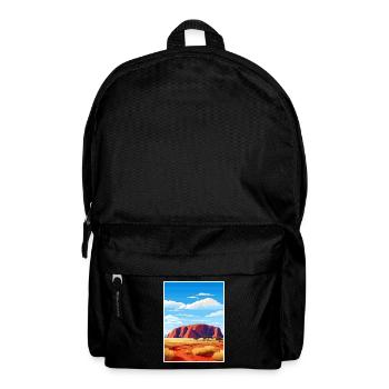 Uluru Kata Tjuta Nationalpark Australien Souvenir - Rucksack - Schwarz - Vorne