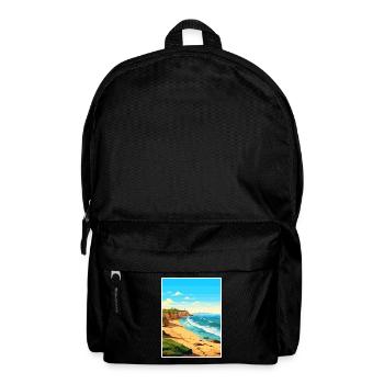 Valdes Halbinsel Argentinien Vintage Reiseposter - Rucksack - Schwarz - Vorne