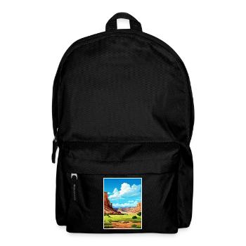 Capitol Reef National Park Vintage Reiseposter - Rucksack - Schwarz - Vorne
