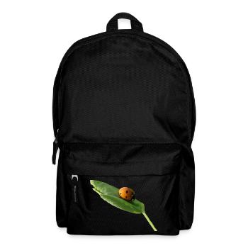 Glückskäferchen Marienkäfer ohne text - Rucksack - Schwarz - Vorne