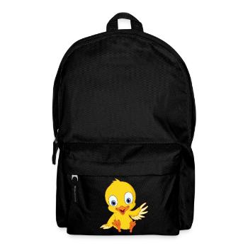 Cute chick - Backpack - black - Front