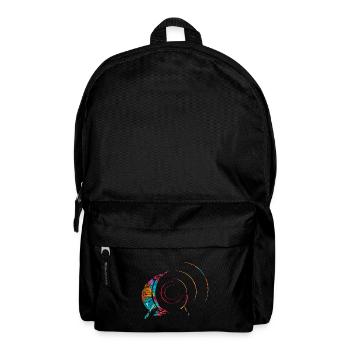 Pulsierender Bass Drumbeat Club - Rucksack - Schwarz - Vorne