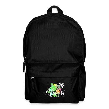 Aloha Tropen-Splash - Rucksack - Schwarz - Vorne