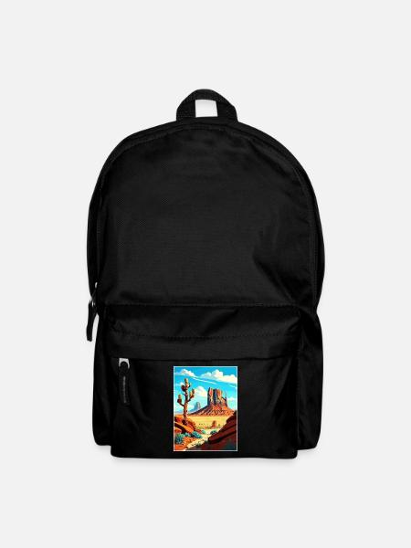Monument Valley Arizona Vintage Reiseposter WPA - Rucksack - Schwarz