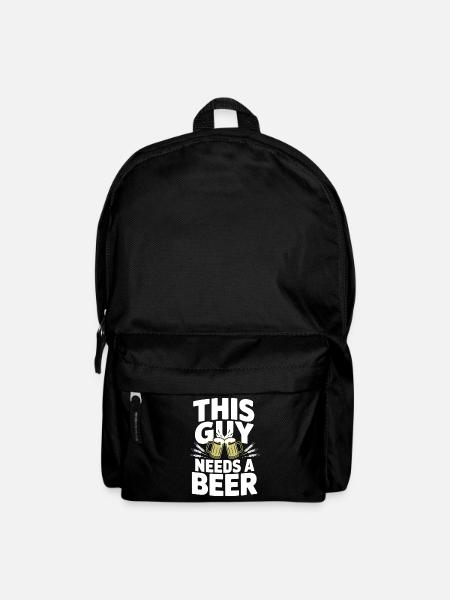 This Guy Needs a Beer - Rucksack - Schwarz