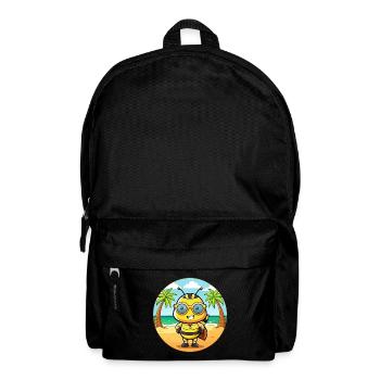 Biene Lustige Cartoon Sommer Strand Sonnenbrille - Rucksack - Schwarz - Vorne