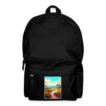 Vulkane Nationalpark Vulkan Hawaii Souvenir - Rucksack - Schwarz - Vorne