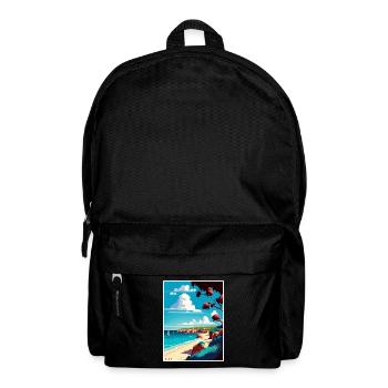 Mornington Halbinsel Australien Reiseposter - Rucksack - Schwarz - Vorne