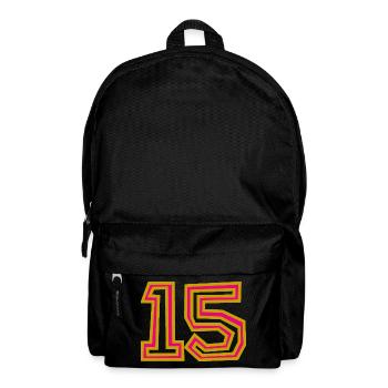 15. 15 YEARS. 15th ANNIVERSARY. 15 YEAR ANNIVERSARY. - Backpack - black - Front