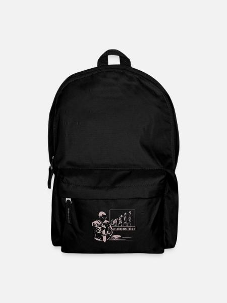 Neugieriger Geschichtslehrer Antike - Rucksack - Schwarz