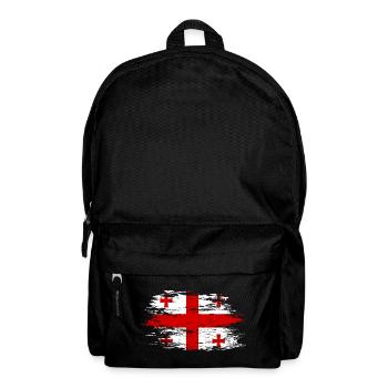 Georgien Flagge used - Rucksack - Schwarz - Vorne