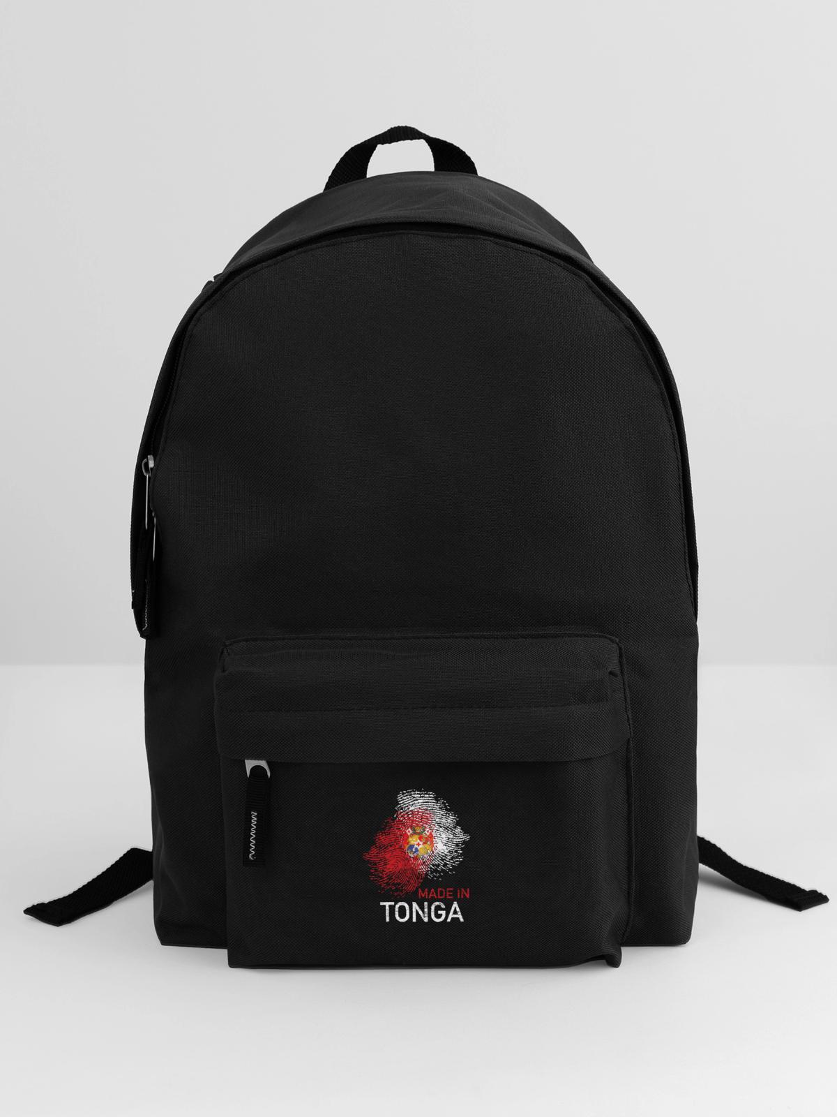 Paradiesische Tonga Südseeinsel - Rucksack - Schwarz - Vorne