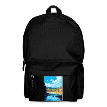 Dordogne France Vintage Travel Poster Souvenir WPA - Backpack - black - Front