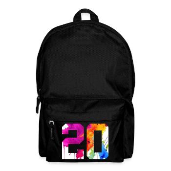 NUMMER 20 JAHRE ALT 20. GEBURTSTAG - Rucksack - Schwarz - Vorne