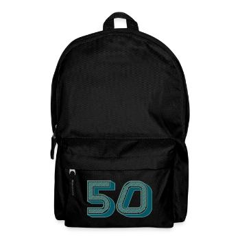 50. 50 YEARS. 50th ANNIVERSARY. 50TH ANNIVERSARY. - Backpack - black - Front