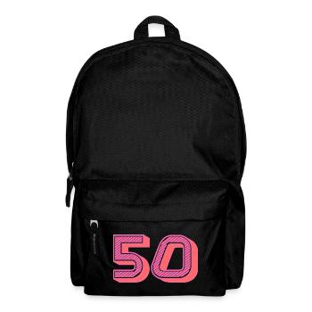 50. 50 YEARS. 50th ANNIVERSARY. 50TH ANNIVERSARY. - Backpack - black - Front