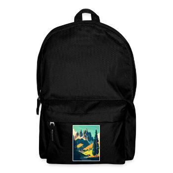 Dolomiten Dolomiten Dolomiten Gebirge Italien - Rucksack - Schwarz - Vorne