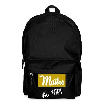 MASTER. MASTER. THANK YOU. THANK YOU MASTER - Backpack - black - Front