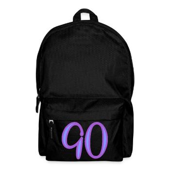 90 - Rucksack - Schwarz - Vorne