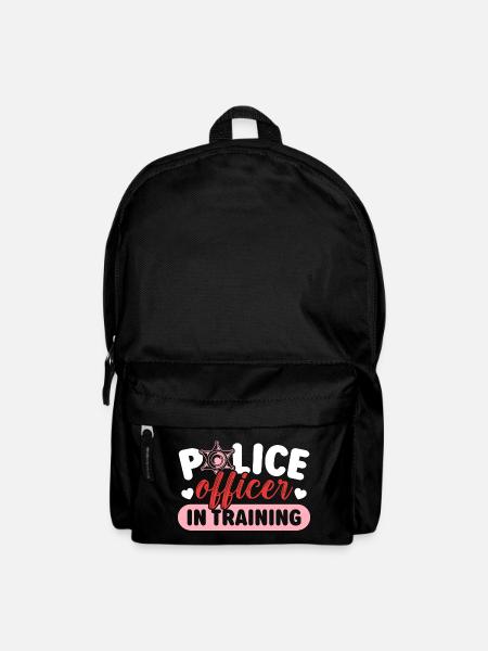 Polizeibeamter in Ausbildung Polizist - Rucksack - Schwarz