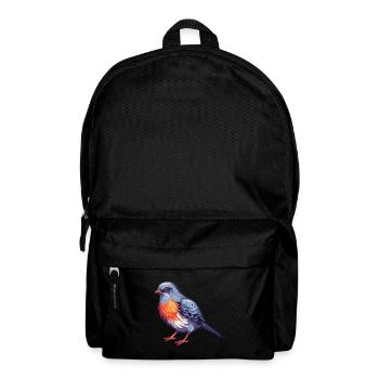 Kuckuck buntes Aquarell Cartoon Kawaii Tier - Rucksack - Schwarz - Vorne