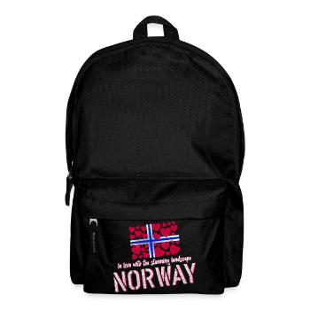Norwegen norge - Rucksack - Schwarz - Vorne