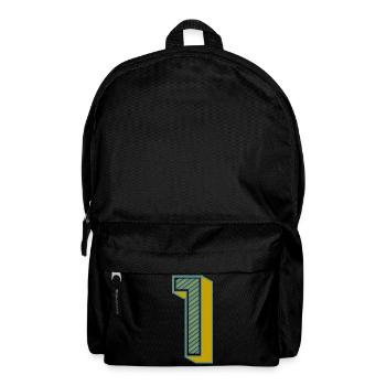 1. 1 JAHR. 1. JAHRESTAG. 1 JAHR GEBURTSTAG - Rucksack - Schwarz - Vorne