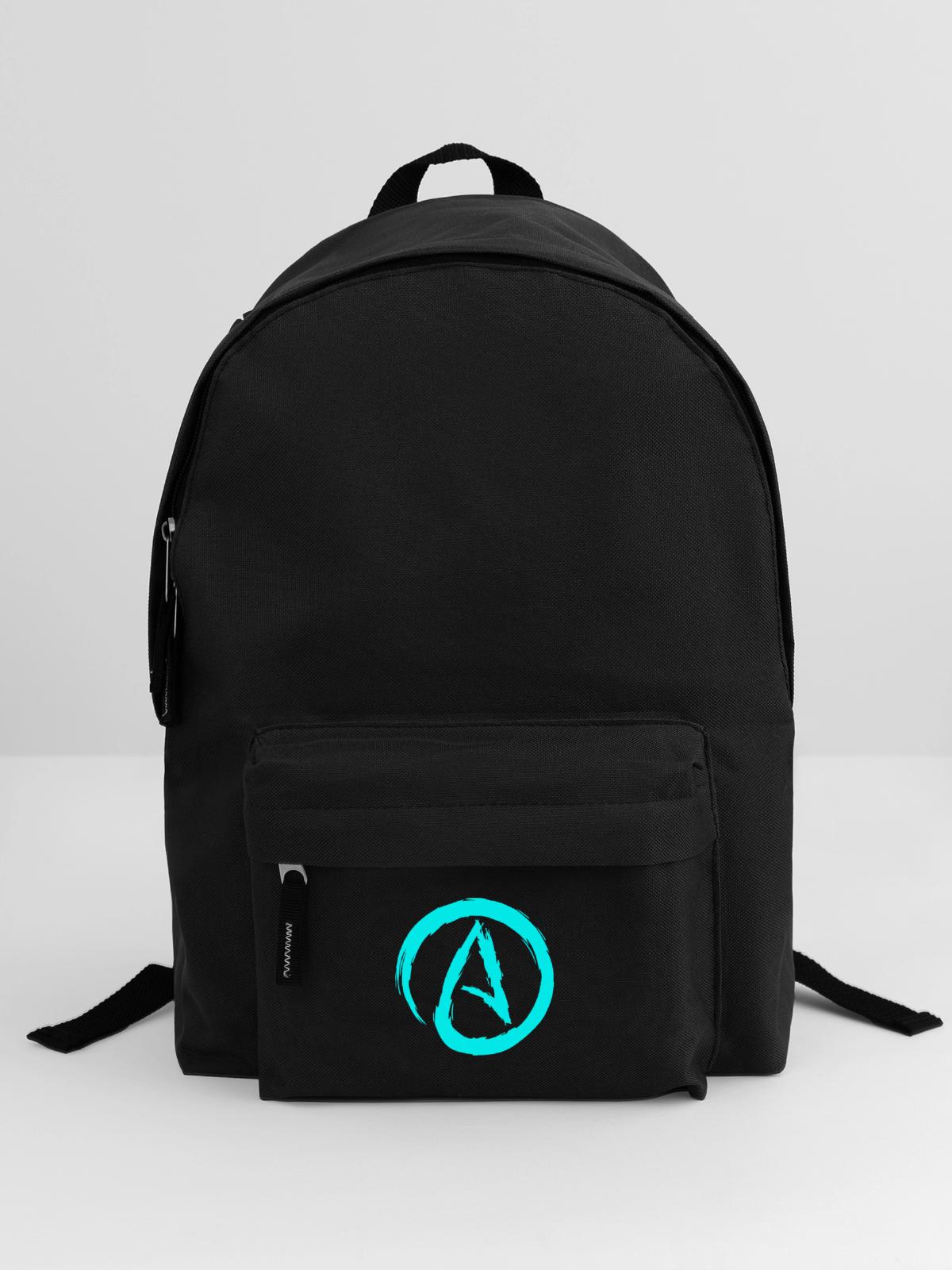 Atheismus Symbol Atheist - Rucksack - Schwarz - Vorne