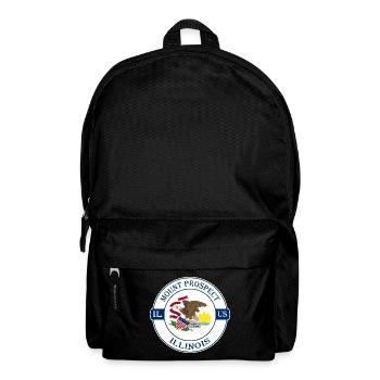 unt Prospect Illinois Flagge USA Souvenir Abzeichen - Rucksack - Schwarz - Vorne