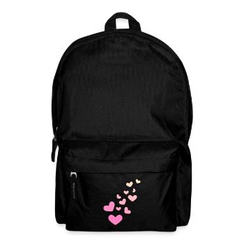 Herzchen Herz - Rucksack - Schwarz - Vorne