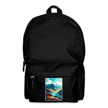 Brienzer Rothorn Schweiz Vintage Reiseposter - Rucksack - Schwarz - Vorne