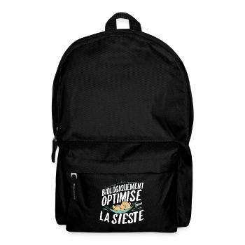 Biologiquement Optimisé Pour La Sieste - Sac à dos - noir - Devant
