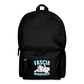 Faszienflüsterer lizenzierter Massagetherapeut - Rucksack - Schwarz - Vorne